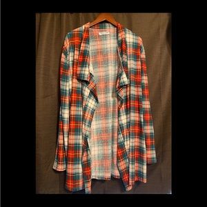 Christmas Plaid Cardigan XL/2XL
